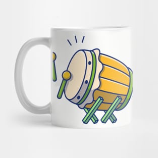 Bedug Drum With Stick Cartoon Mug